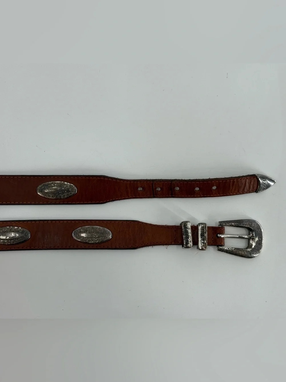 Latigo Leather Vintage Tan Brown‎ Leather Belt 32